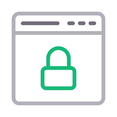 özel vektör renk çizgisi simgesi 