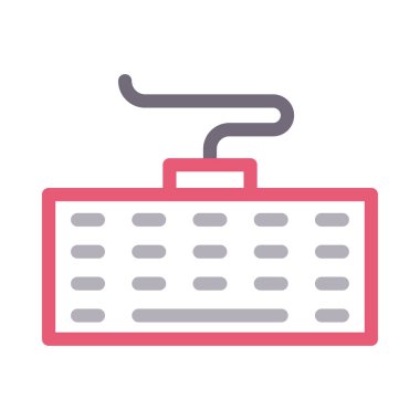 bilgisayar vektörü renk çizgisi simgesi 