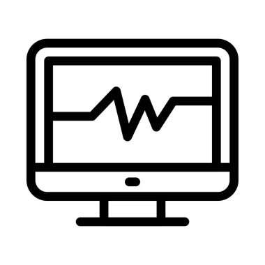 darbeler vektör ince çizgi simgesi 