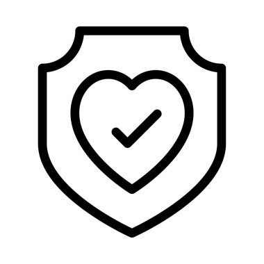 sağlık vektörü ince çizgi simgesi 