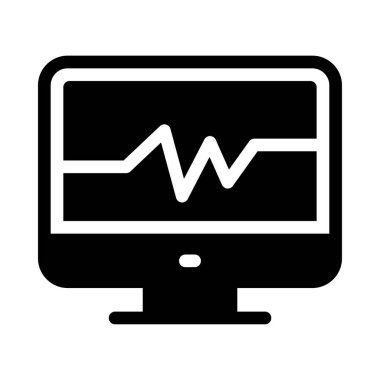 darbeler vektör düz simge 