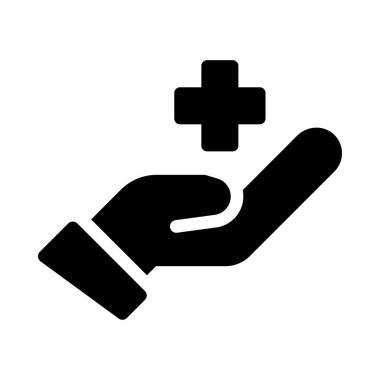 Koruma vektörü simgesi düz simgesi 