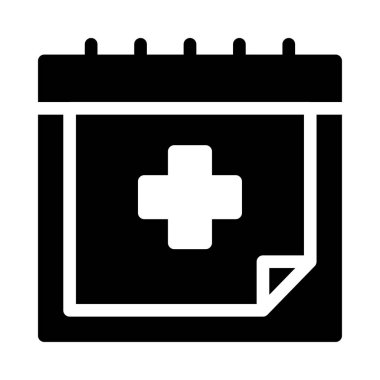 tarih vektörü simgesi düz simgesi 