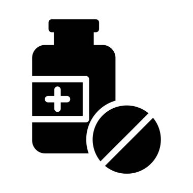 tıbbı vektör düz simge 