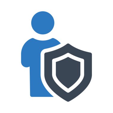 Koruma vektörü renk simgesi 