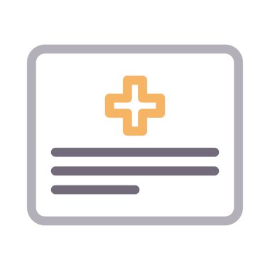 sayfa vektör renk çizgisi simgesi 