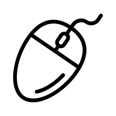 fare vektörü ince çizgi simgesi 