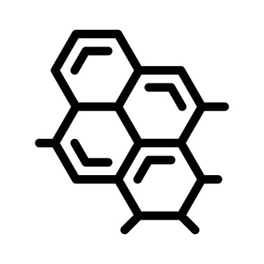 Bağlama vektörü ince çizgi simgesi 