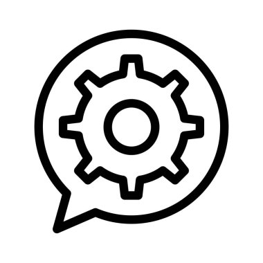 kabarcık vektörü ince çizgi simgesi 