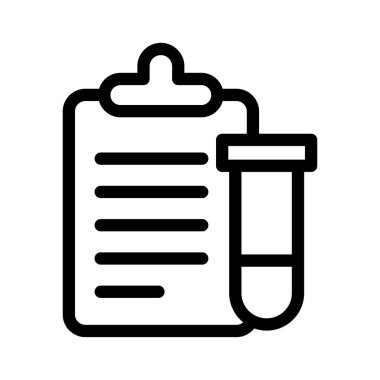 rapor vektör ince çizgi simgesi 