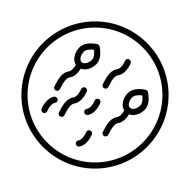 üreme vektörü ince çizgi simgesi 