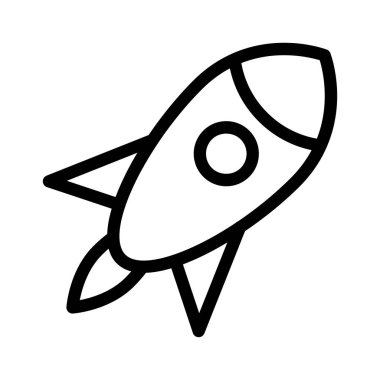 Vektör ince çizgi simgesini yükselt 