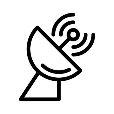 tabak vektörü ince çizgi simgesi 