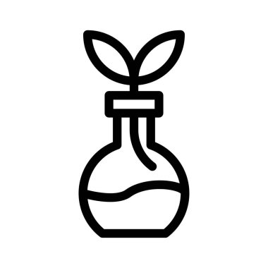 deneysel vektör ince çizgi simgesi 