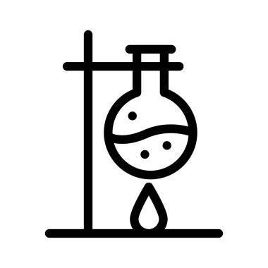 matara vektörü ince çizgi simgesi 