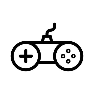 konsol vektör ince çizgi simgesi 