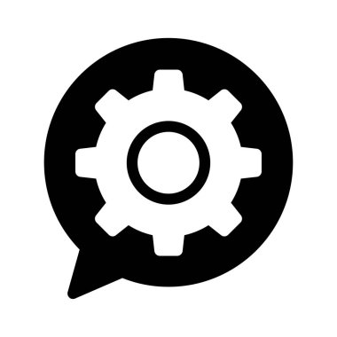 kabarcık vektörü düz simgesi 