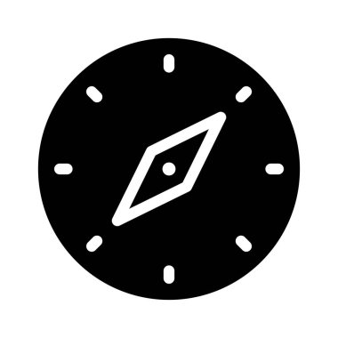 navigasyon vektörü düz simge 