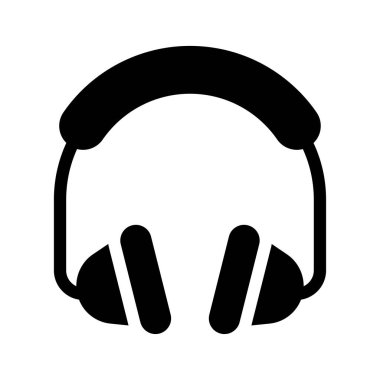 kulaklık vektör düz simge 
