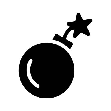 tehlike vektör düz simgesi 