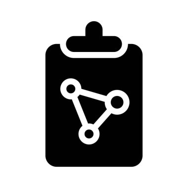 Molekül vektör düz simge 