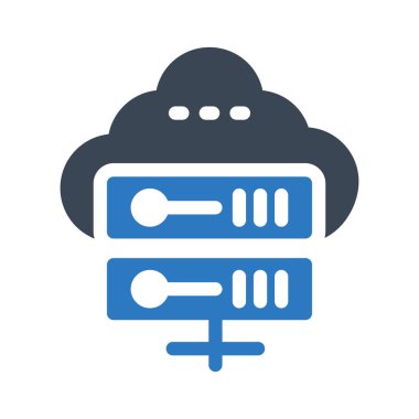 veritabanı vektör renk simgesi 