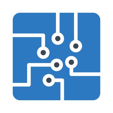 Ai vektör renk simgesi 