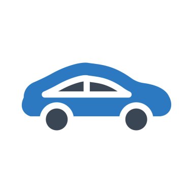 araç vektör renk simgesi 