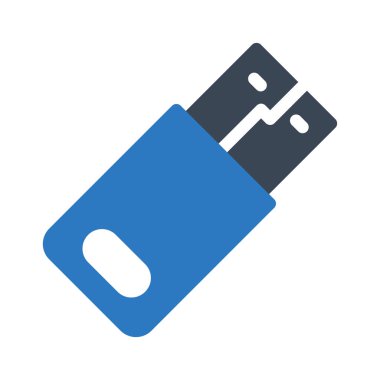 Usb vektör renk simgesi 