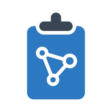 Molekül vektör renk simgesi 