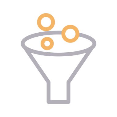 huni vektör renk çizgisi simgesi 