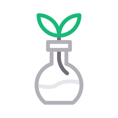 deney vektör renk çizgisi simgesi 