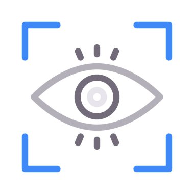 vektör renk çizgisi simgesine bak 