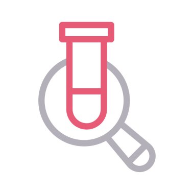 tüp vektör renk çizgisi simgesi 