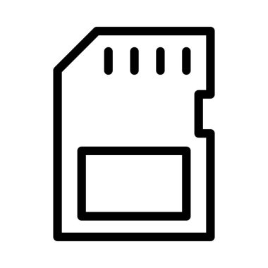 kart vektörü ince çizgi simgesi 