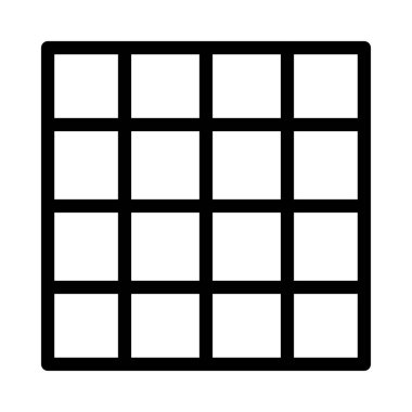 tasarım vektörü ince çizgi simgesi 