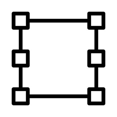 vektör ince çizgi simgesi düzenleniyor 
