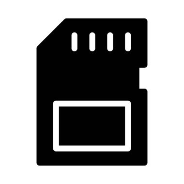 Kart vektör düz simgesi 