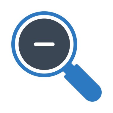 Eksi vektör renk çizgisi simgesi 