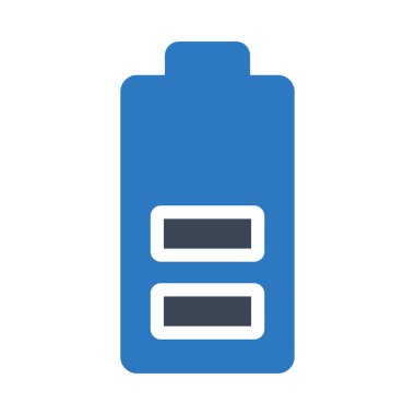 güç vektörü renk çizgisi simgesi 