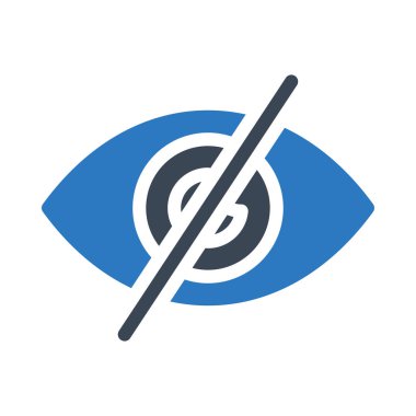 görünüm vektör renk çizgisi simgesi 