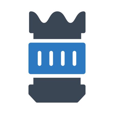 Örtücü vektör renk çizgisi simgesi 