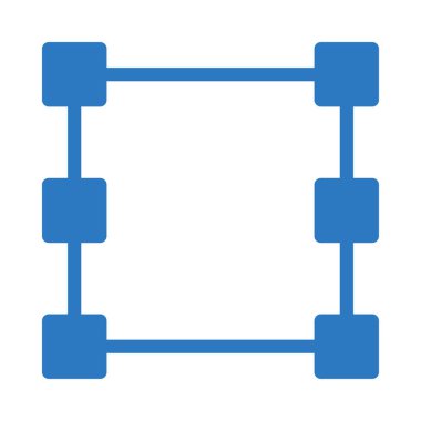vektör renk çizgisi simgesi düzenleniyor 