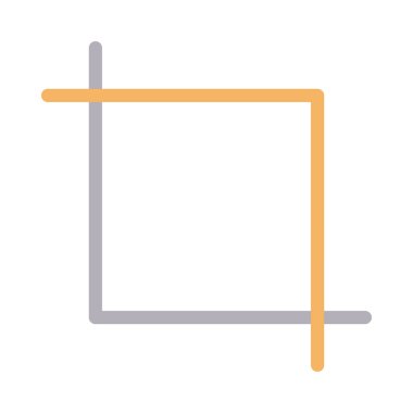 fotoğraf vektörü renk çizgisi simgesi 