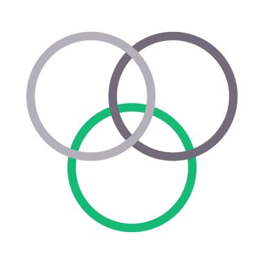 vektör renk çizgisi simgesi düzenleniyor