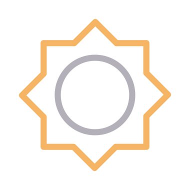 tam vektör renk çizgisi simgesi