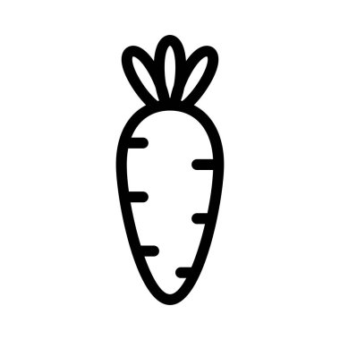 sebze vektörü ince çizgi simgesi