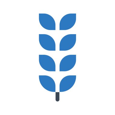 tahıl vektörü renk simgesi