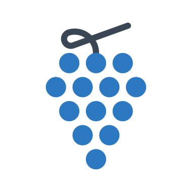 meyve vektörü renk simgesi