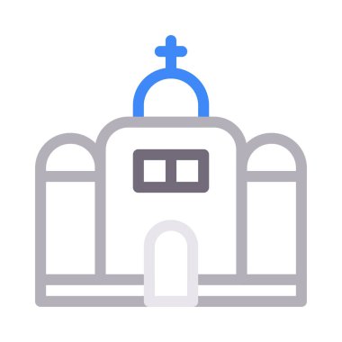 Katolik vektör renk çizgisi simgesi